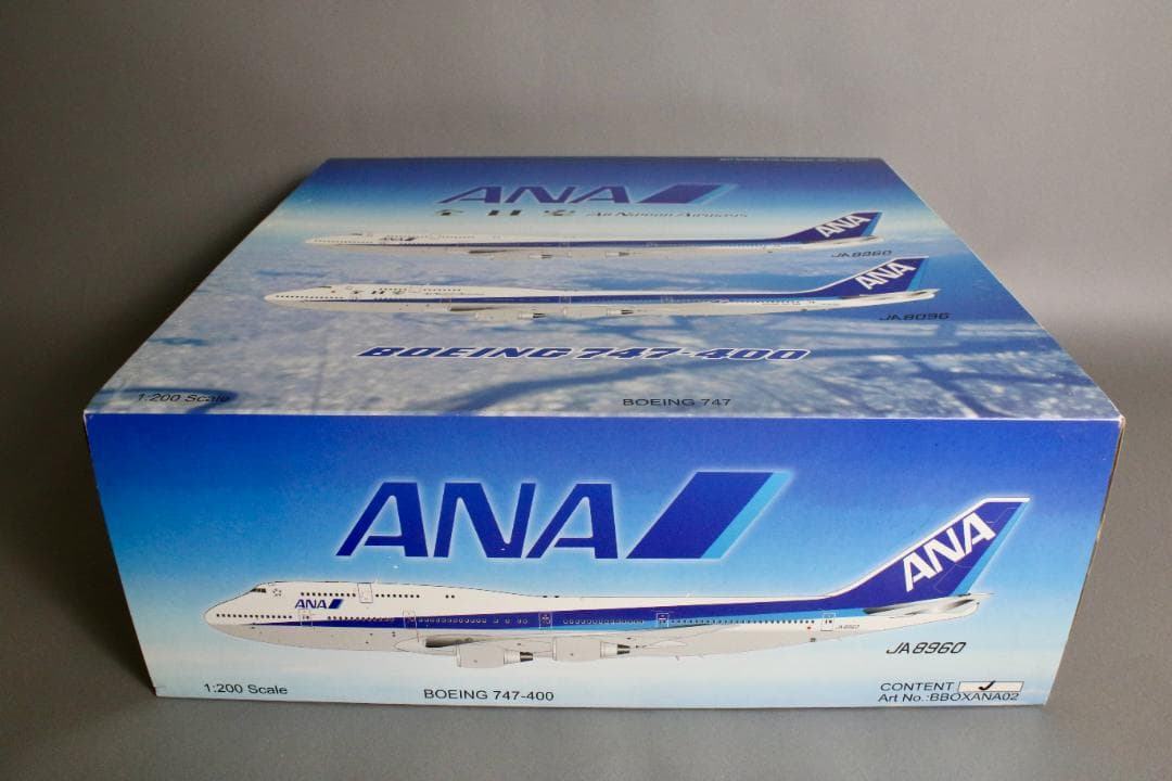 レア ANA B747-400D JA8960 BBOXANA02 1/200