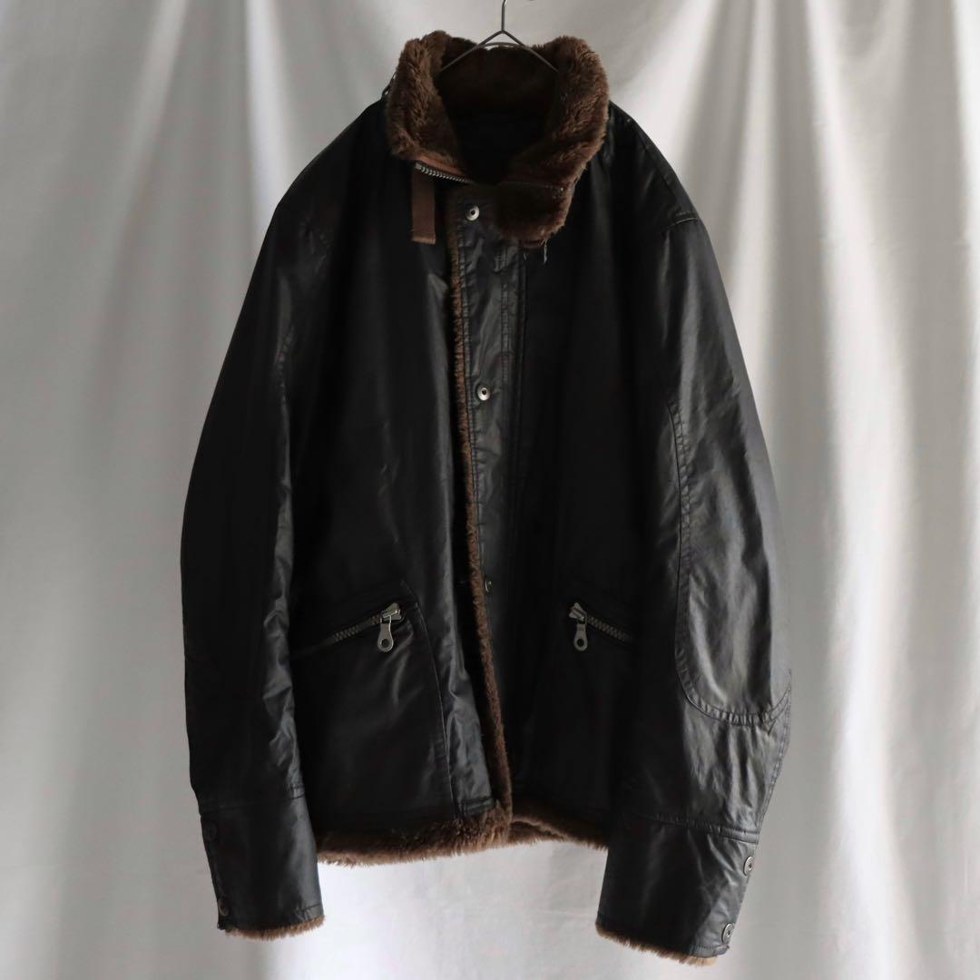 00s archive ファーフライトジャケット 黒色 テック noill