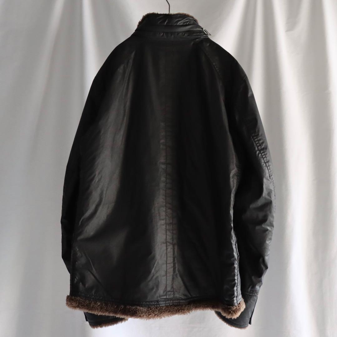 00s archive ファーフライトジャケット 黒色 テック noill