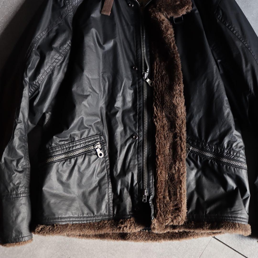 00s archive ファーフライトジャケット 黒色 テック noill