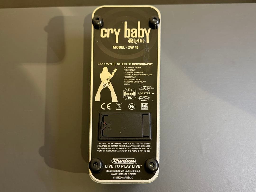 Jim Dunlop ZW-45 Zakk Wylde ワウペダル