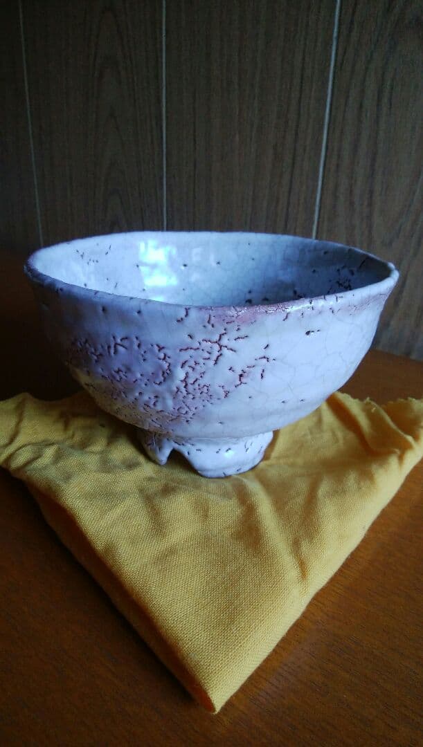 萩焼 抹茶茶碗 吉田萩苑作 玉隆山窯