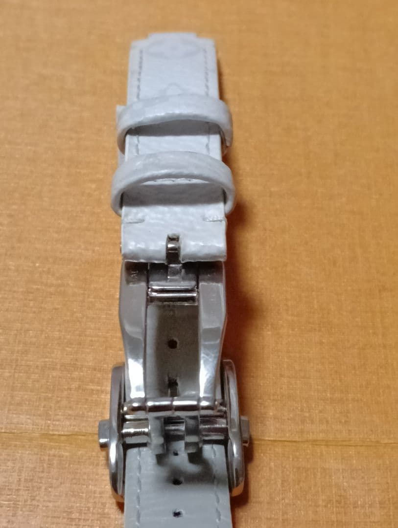 タンブール用 モノグラム・ホワイト キャンバス ストラップ S+純正Dバックル