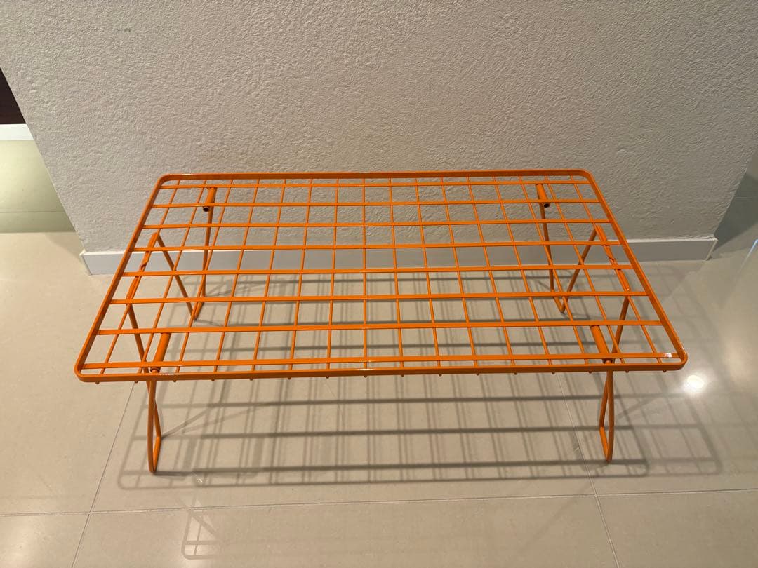 Orange×ユニフレーム フィールドラックテーブル 3個セット バッグ付