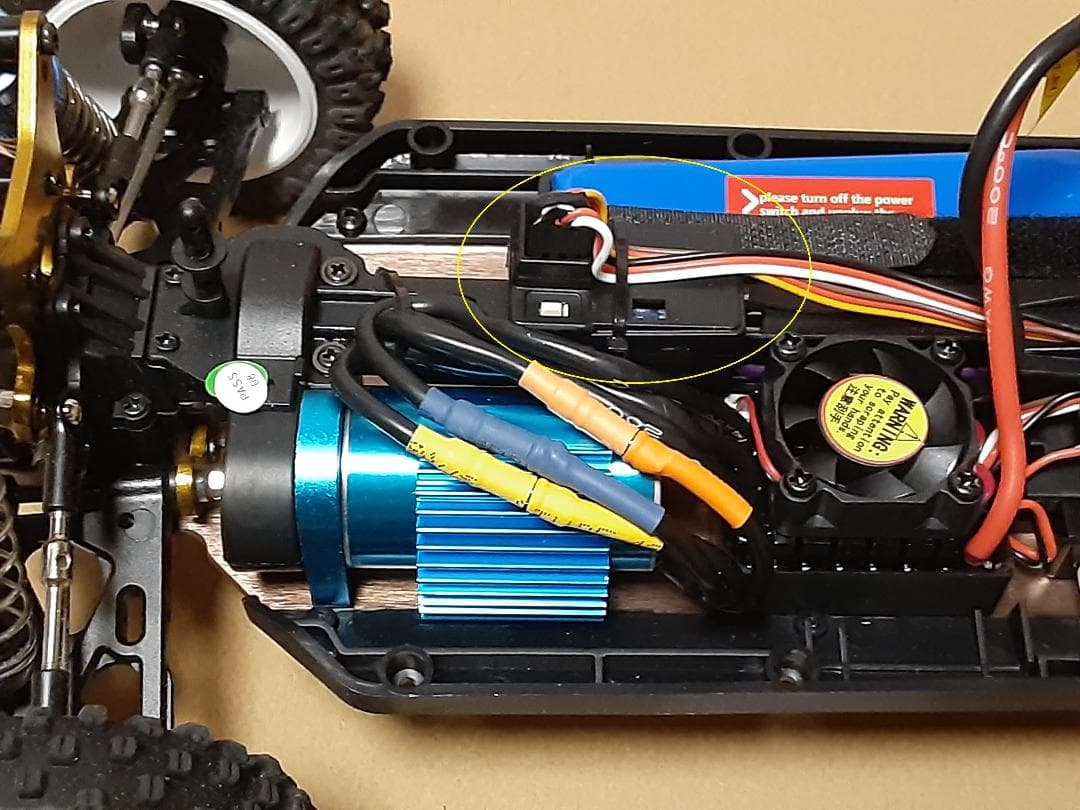 【ジャンク新品】WLtoys 124017 V8 ブラシレスモーター ㉒