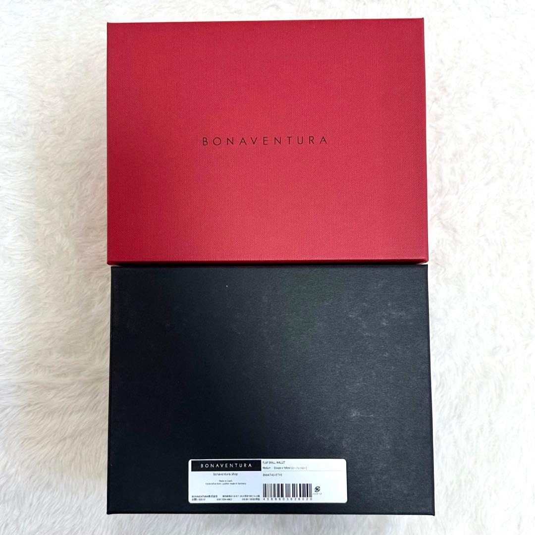 未使用級✨現行 BONAVENTURA フラップ スモールウォレット グレージュ