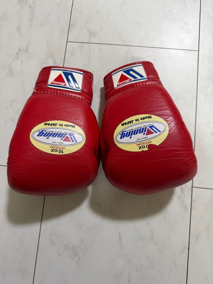 Winning ボクシンググローブ 10オンス 赤