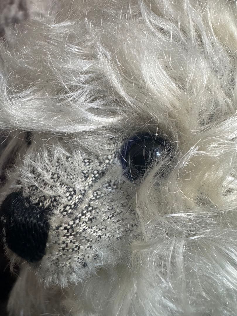 シュタイフ 白タグ　リミテッドエディション　毛足長いモヘア　未使用デッドストック