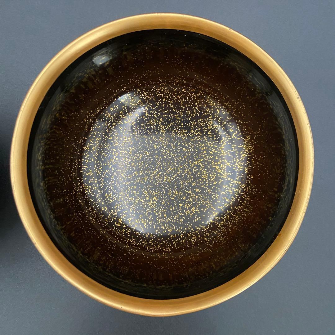 加賀蒔絵 若松蒔絵盃洗一対 内金梨子地 明治期 杯洗 2客 日本料理 料亭 割烹