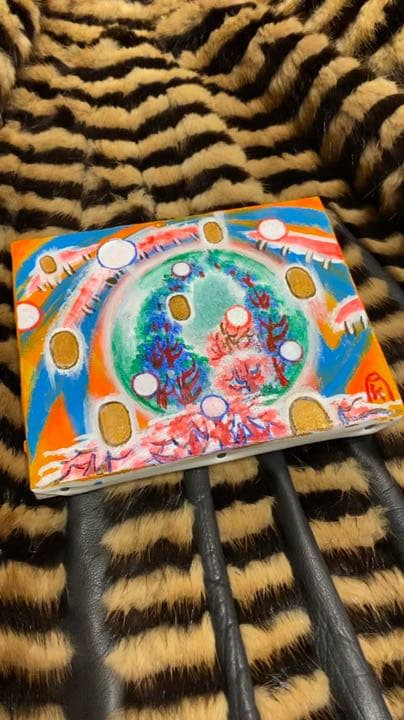 【アクリル画】商品名 小判伝説15 地球からのメッセージ　新品