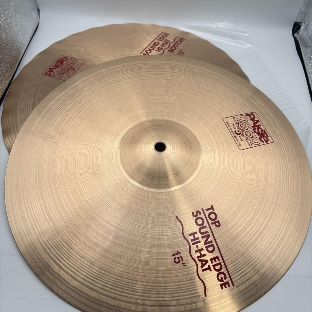 パイステ Paiste 2002 サウンドエッジ ハイハット 15 インチ ペア