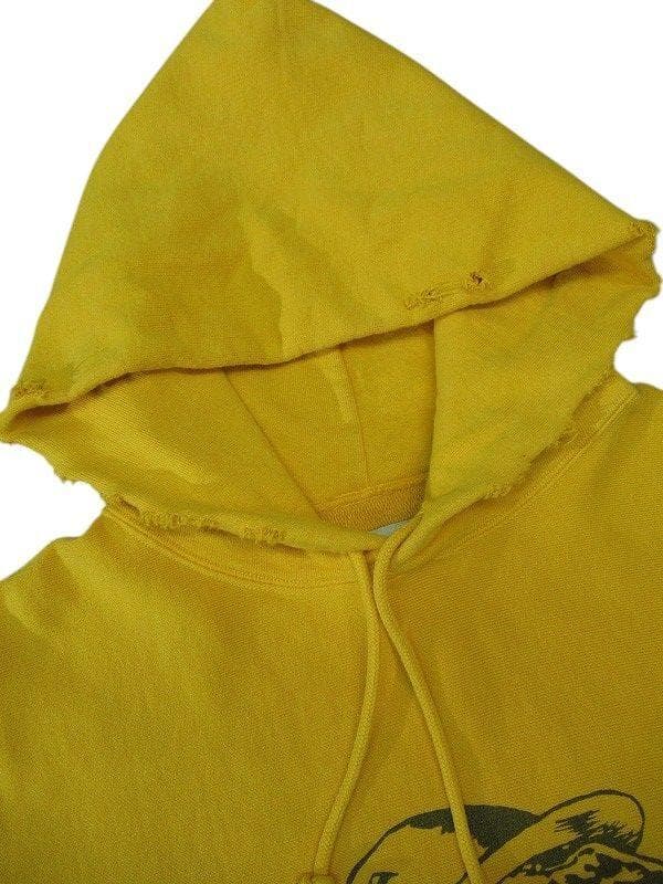 XL 25SS バウワウ USMC ブルドッグ ビンテージ 加工 パーカー 黄