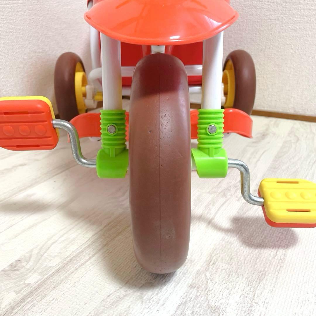 美品 エム・アンド・エム おでかけ三輪車 わくわくアンパンマンごうピースII