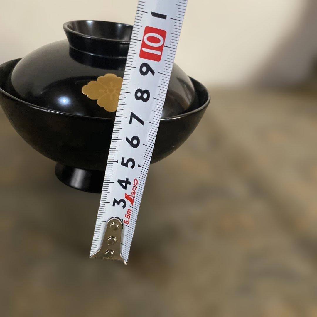 茶道具　懐石道具　輪島塗飯椀　木箱入り