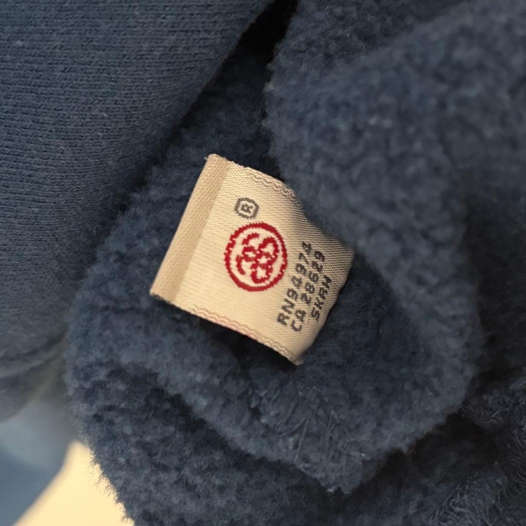 ようちん　STUSSY スカル柄スウェットパーカー　オールドステューシー