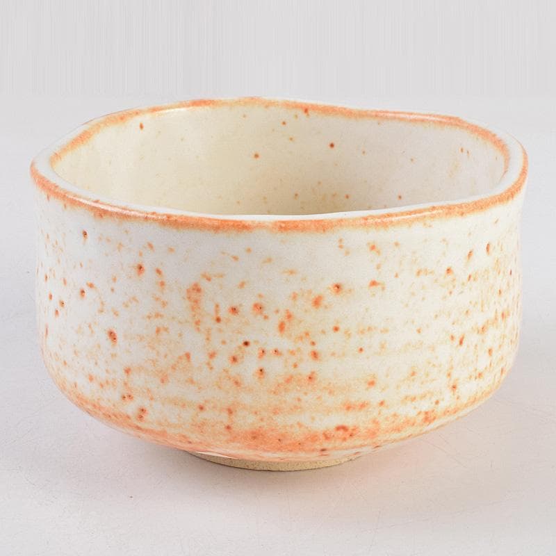 茶道具　若尾利貞作　志野茶碗　仕覆付　共布共箱　C　R9225