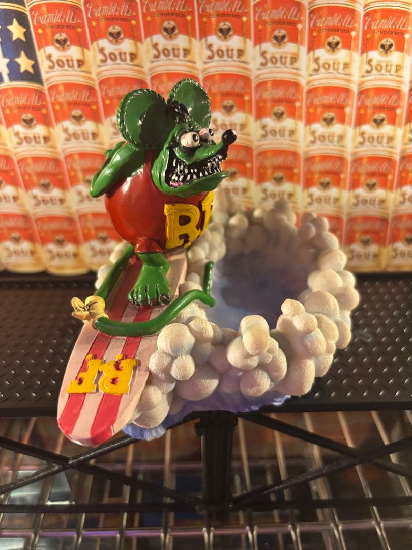 ☆超希少☆ラットフィンクサーフィンオブジェ☆