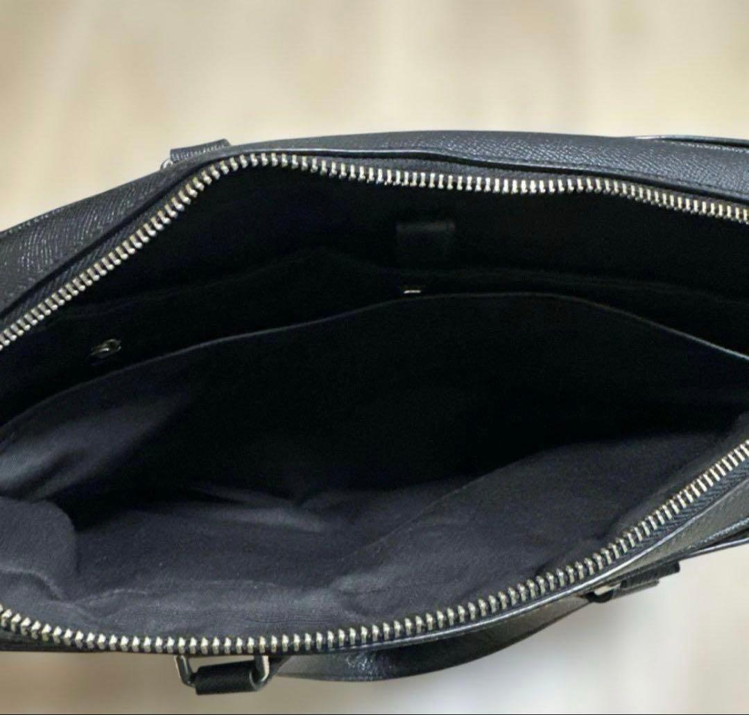 COACH コーチ ビジネスバッグ 2WAY ブラック レザー