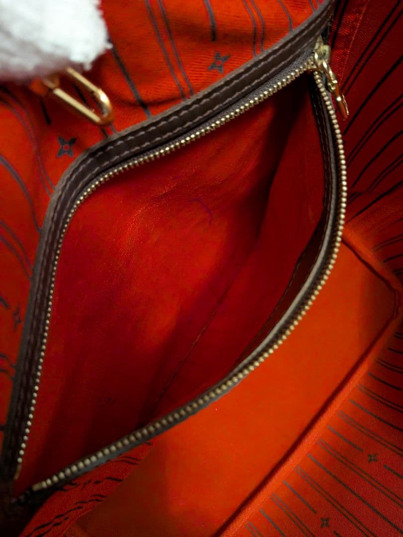 ルイヴィトン ネヴァーフルMM ショルダー トートバッグ ダミエ エベヌ