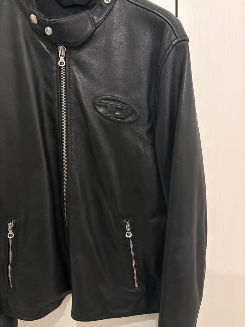 DIESEL レザージャケット　ディーゼル　レザーアウター　羊革