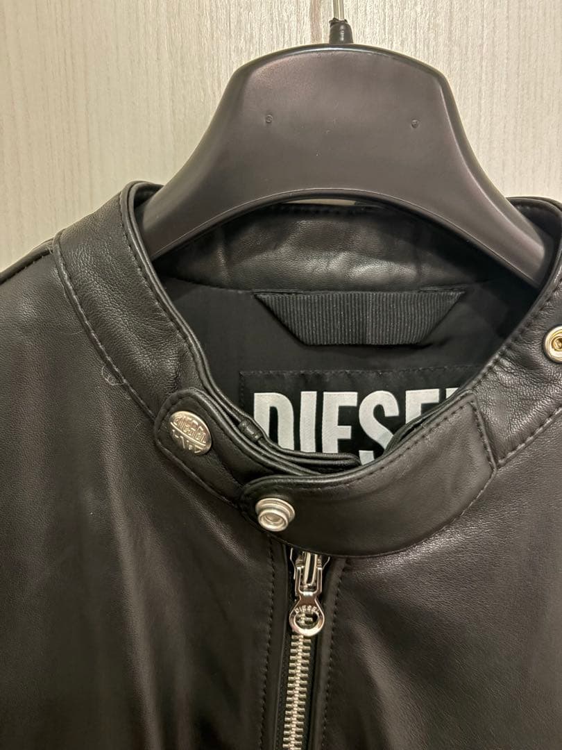 DIESEL レザージャケット　ディーゼル　レザーアウター　羊革