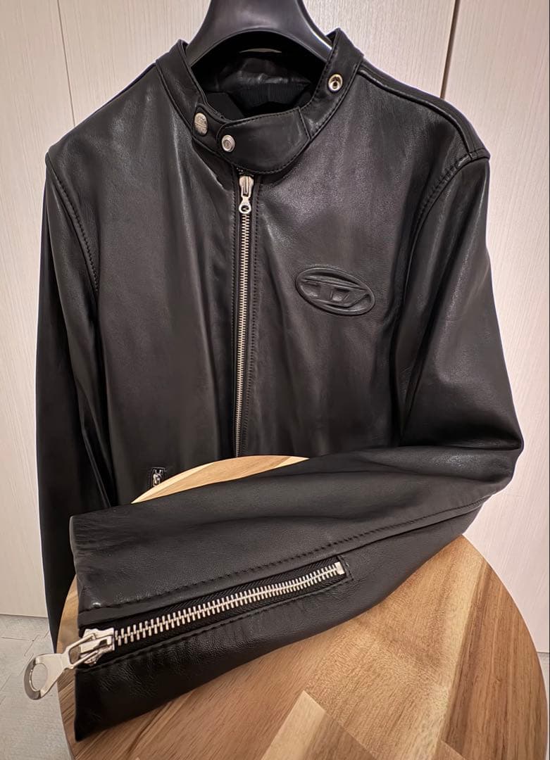 DIESEL レザージャケット　ディーゼル　レザーアウター　羊革