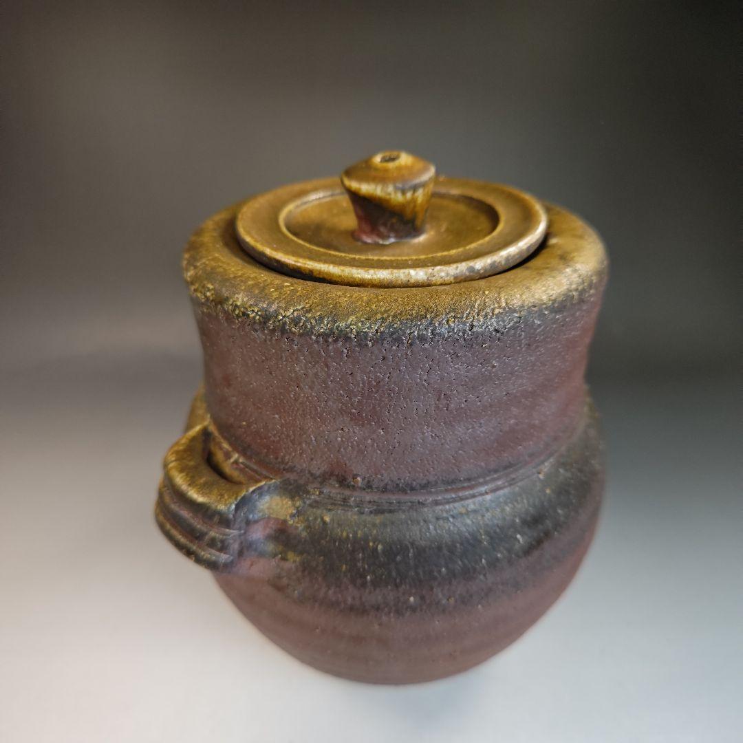 イ412 水指『備前焼　大平誠之助　水指　共箱』茶道具