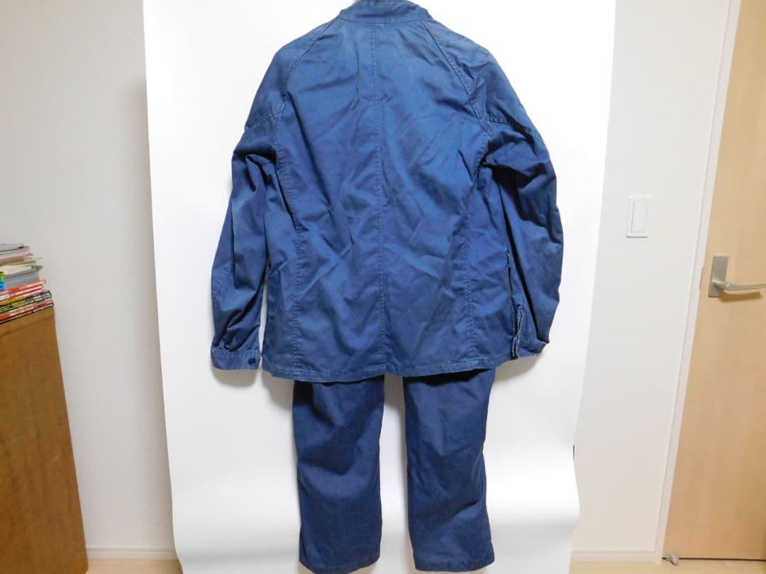 日本国有鉄道　旧国鉄作業服上下　＆　セーフティ安全反射ベスト　西条駅