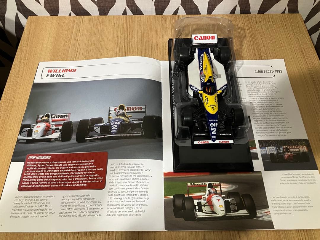 ラスト1台 camel仕様 ビッグスケールF1コレクション　FW15C プロスト