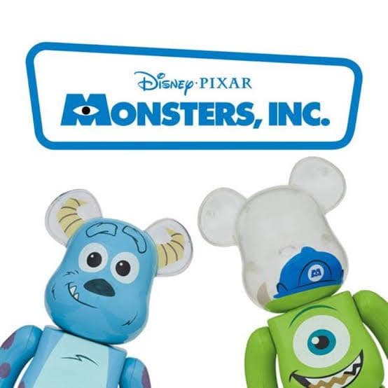 クリアファイル BE@RBRICK MIKE & SULLEY 1000%