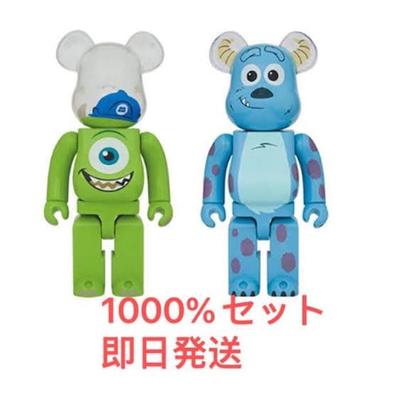 クリアファイル BE@RBRICK MIKE & SULLEY 1000%