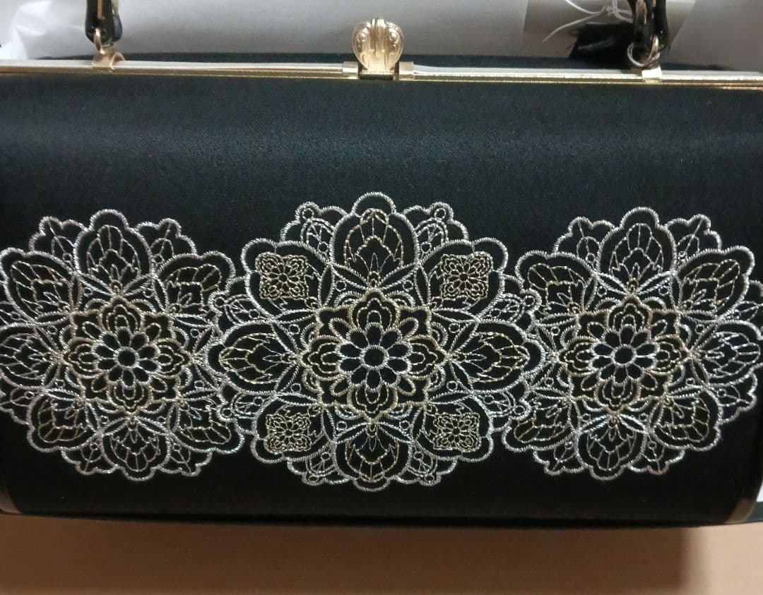 高級 草履・バッグ　刺繍 ラインストーン 厚底　豪華　成人式（振袖）卒業式（袴）