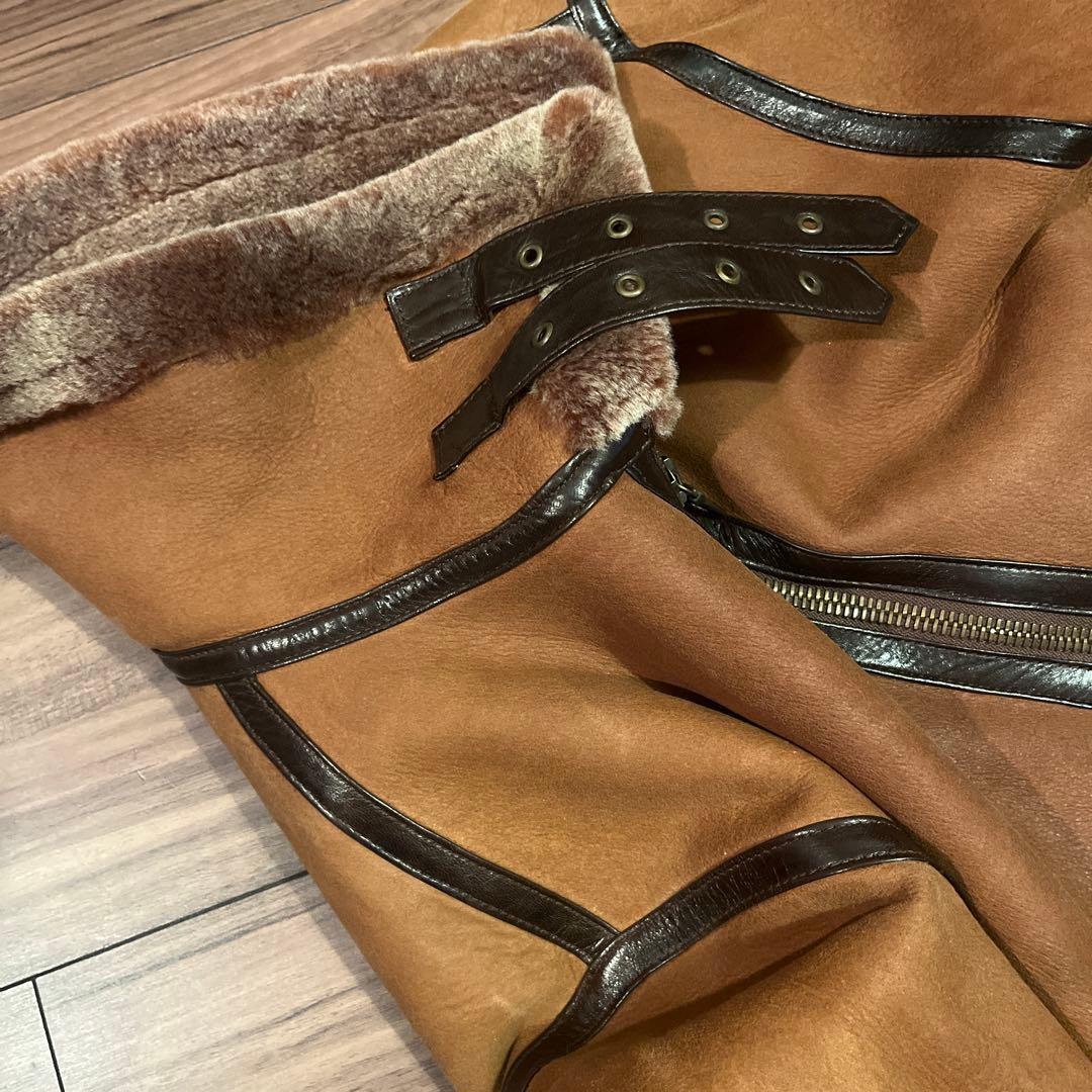 B3 JOURNALSTANDARD別注　アンノウン リアルムートンブルゾン