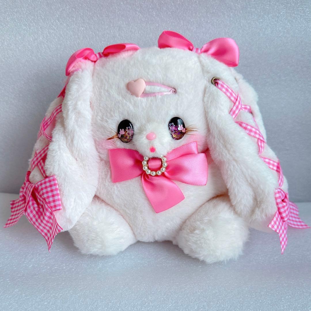 lily 作家 テディベア ハンドメンド ぬいぐるみ うさぎ