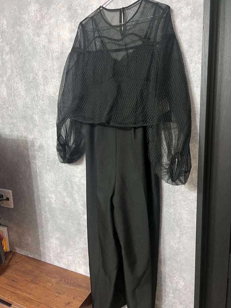 ＊美品＊アメリ NET TULLE TOP LAYERED ROMPERS