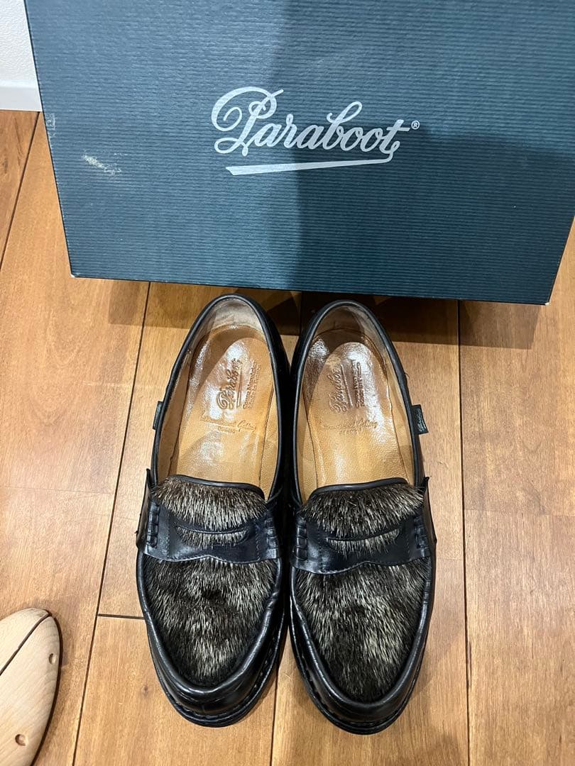 Paraboot ランス フォック　7 アザラシ 黒　リスレザー