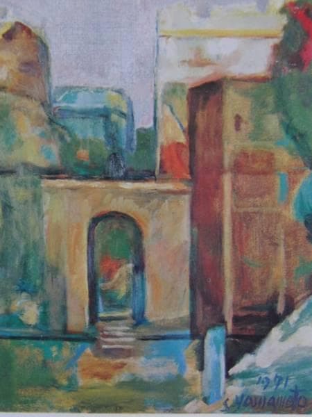 山本 正、ピンチオの丘、希少画集画、版上サイン入 新品額付