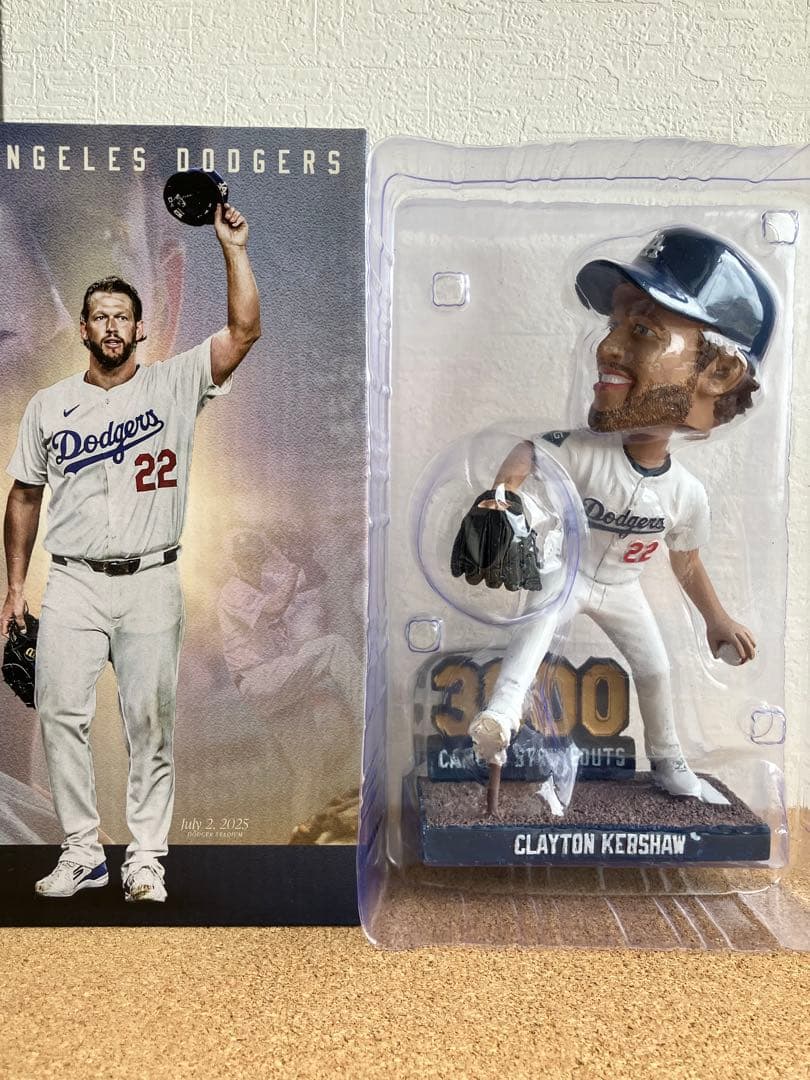 クレイトン・カーショウ 3000奪三振 ボブルヘッド