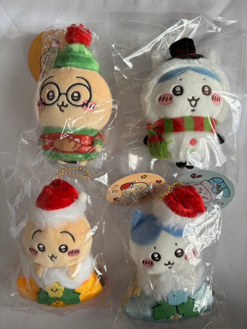 ちいかわ クリスマスマスコット 4点セット