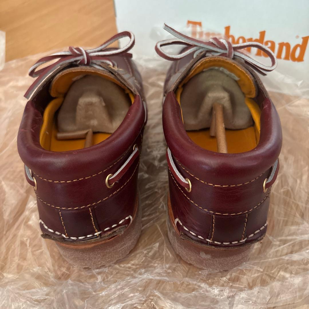新品同様 Timberland スリーアイ ブラウン ティンバーランド モカシン