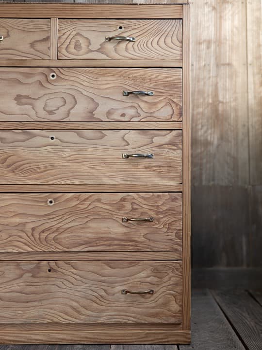 *商談中 [古家具] 木製たんす チェスト 幅820高1010奥行410 送料込