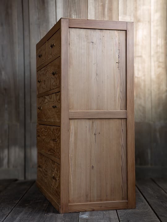 *商談中 [古家具] 木製たんす チェスト 幅820高1010奥行410 送料込