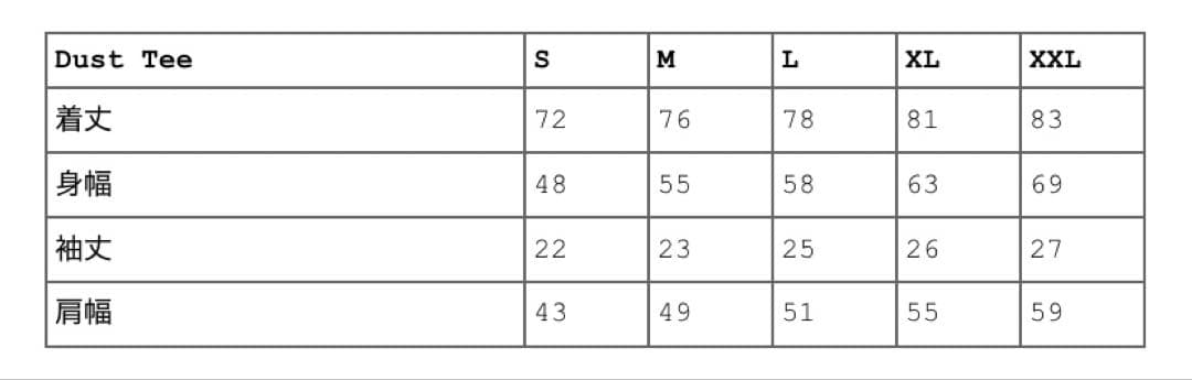 【Supreme】Dust Tee L Black