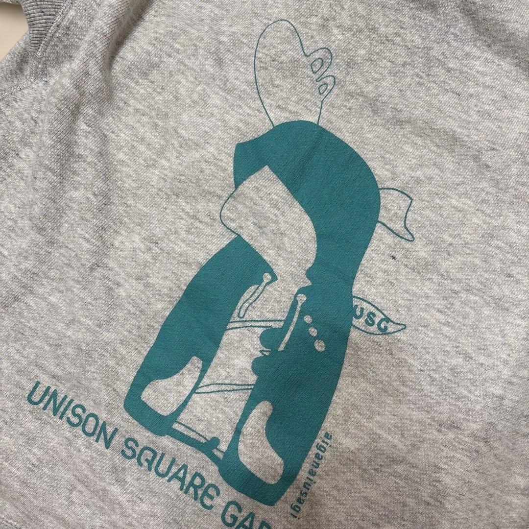 【難あり】UNISON SQUARE GARDEN フルジップパーカー グレー