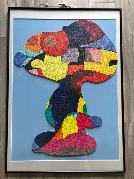 【完成品】kaws パズル スヌーピー NGV