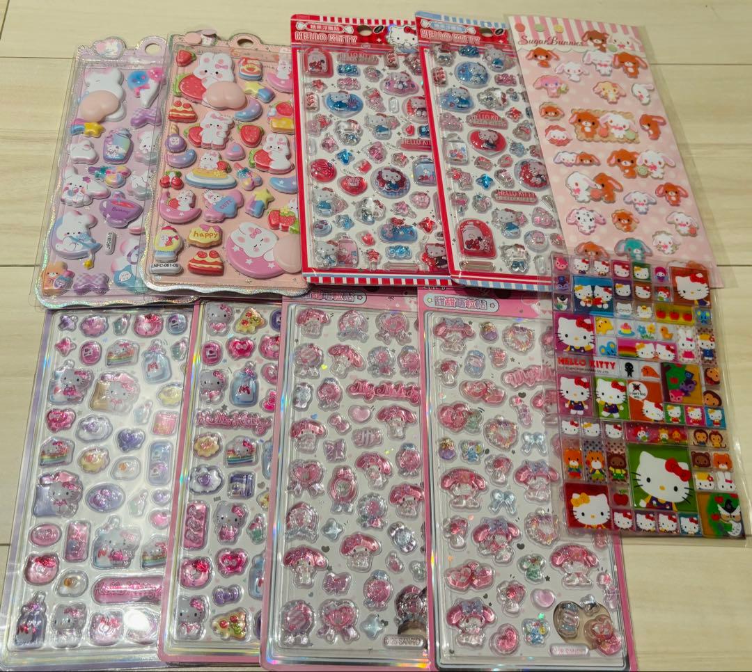 新品　ボンボンドロップシール　サンリオ　うるちゅる　正規品　84枚セット　,