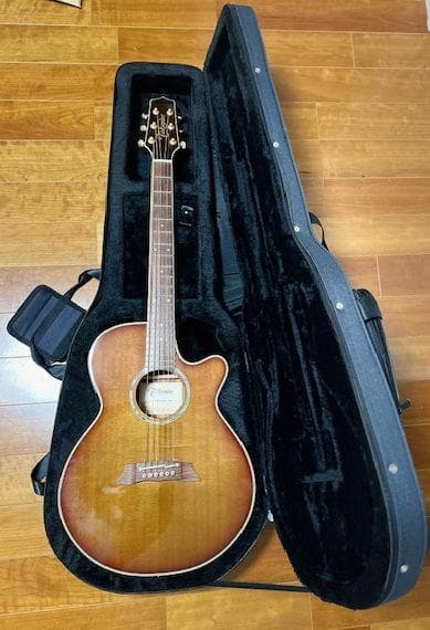 初心者も、エレキ奏者も弾きやすい薄胴エレアコ、タカミネTSP138C TB