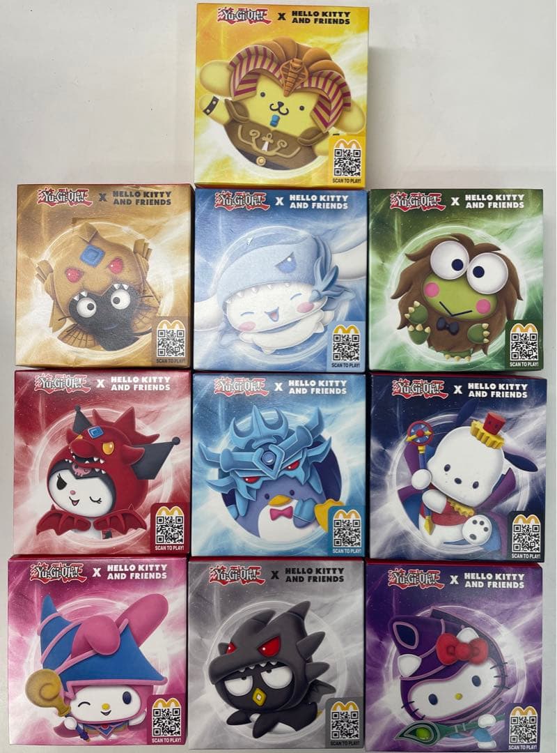 サンリオ、遊戯王、コラボ、韓国　ぬいぐるみ　セット