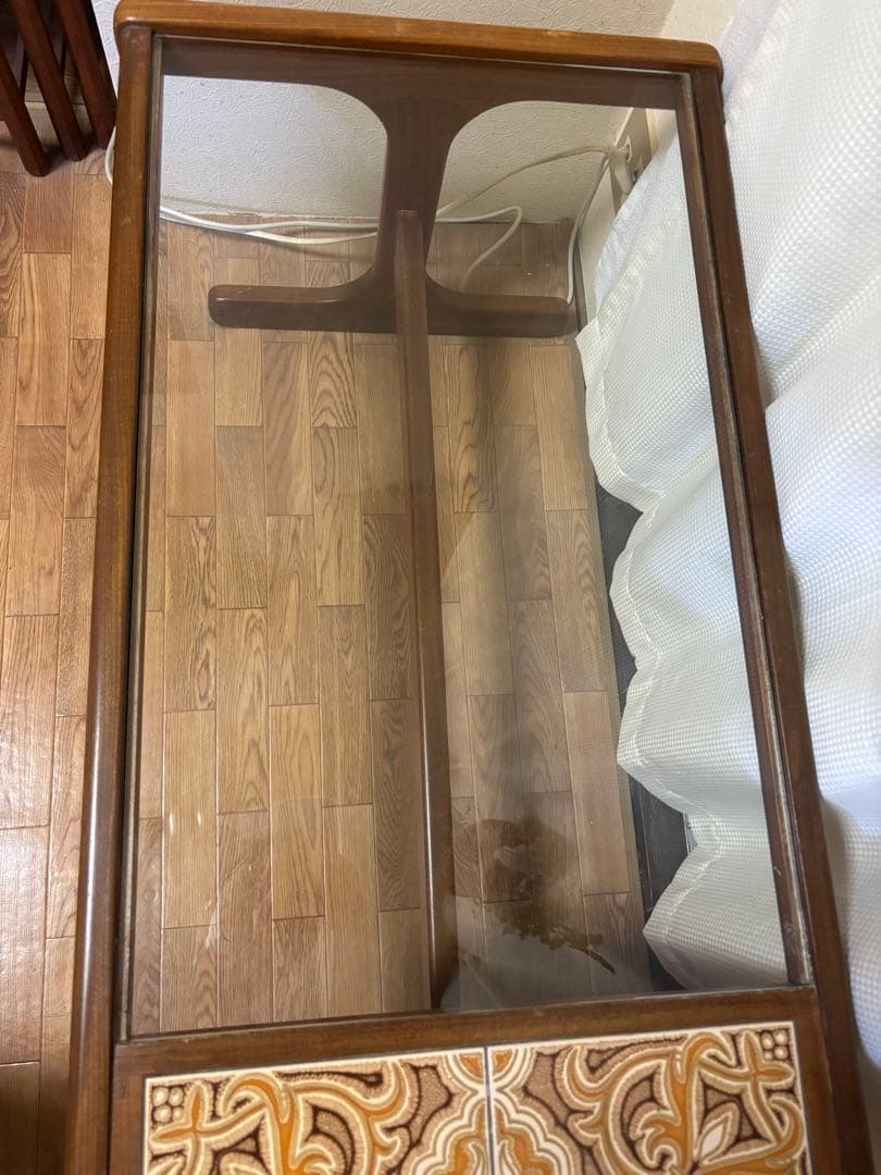 G-PLAN ガラストップローテーブル