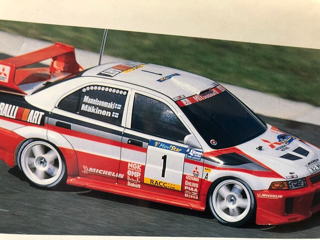 タミヤ 1/10RC 三菱ランサーエボリューション V WRCスペアボディ